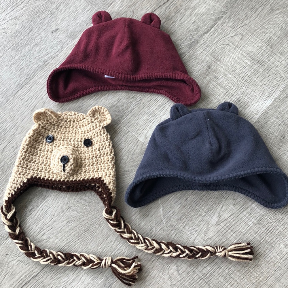 Baby Bear Beanie Lot